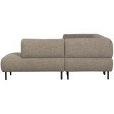 LLOYD HOEKBANK RECHTS GROF GEWEVEN BRUIN MELANGE