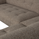 LLOYD HOEKBANK RECHTS GROF GEWEVEN DONKERBRUIN MELANGE