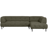 LLOYD HOEKBANK RECHTS GROF GEWEVEN GROEN MELANGE