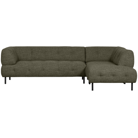 LLOYD HOEKBANK RECHTS GROF GEWEVEN GROEN MELANGE