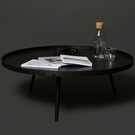 MESA BIJZETTAFEL XXL HOUT ZWART 36xO100