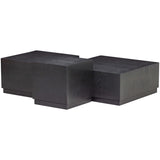 PIM BIJZETTAFELS HOUT ZWART - SET VAN 3