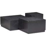 PIM BIJZETTAFELS HOUT ZWART - SET VAN 3