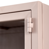 RONJA VITRINEKAST XL METAAL SOFT PINK