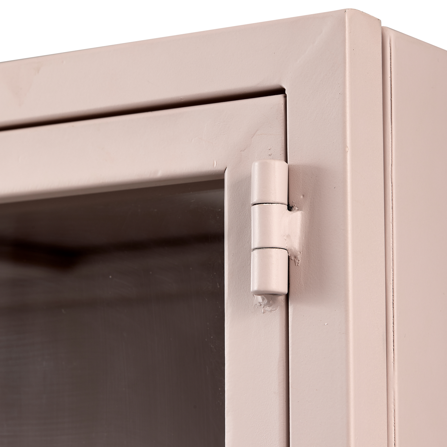 RONJA VITRINEKAST XL METAAL SOFT PINK