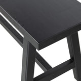 IMME BANKJE HOUT ZWART 110 CM