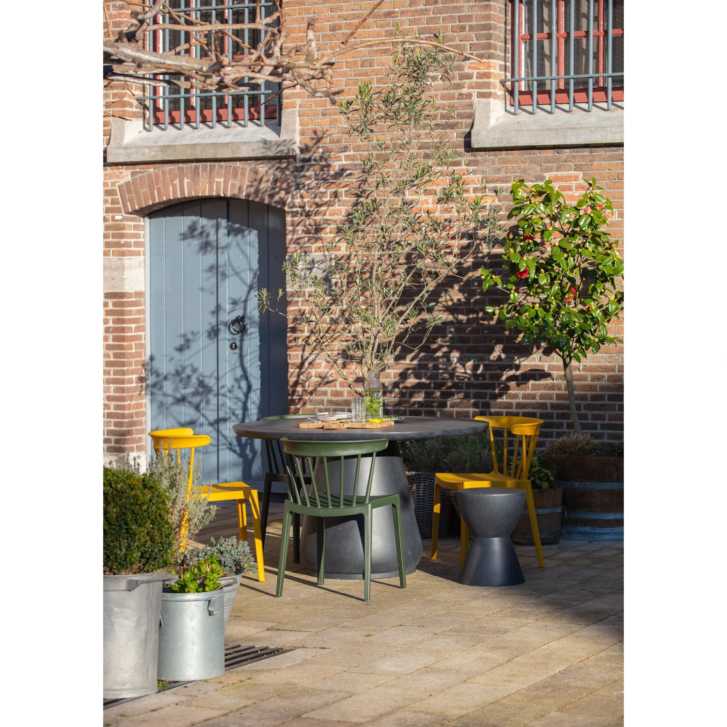 DOVER KRUK BETONLOOK ANTRACIET 45xO35 CM