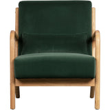 MARK FAUTEUIL VELVET FLESGROEN
