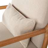 WOOOD - Mark fauteuil geweven stof naturel