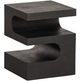 TOMA BIJZETTAFEL MANGOHOUT ZWART