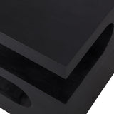 TOMA BIJZETTAFEL MANGOHOUT ZWART