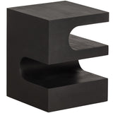 TOMA BIJZETTAFEL MANGOHOUT ZWART