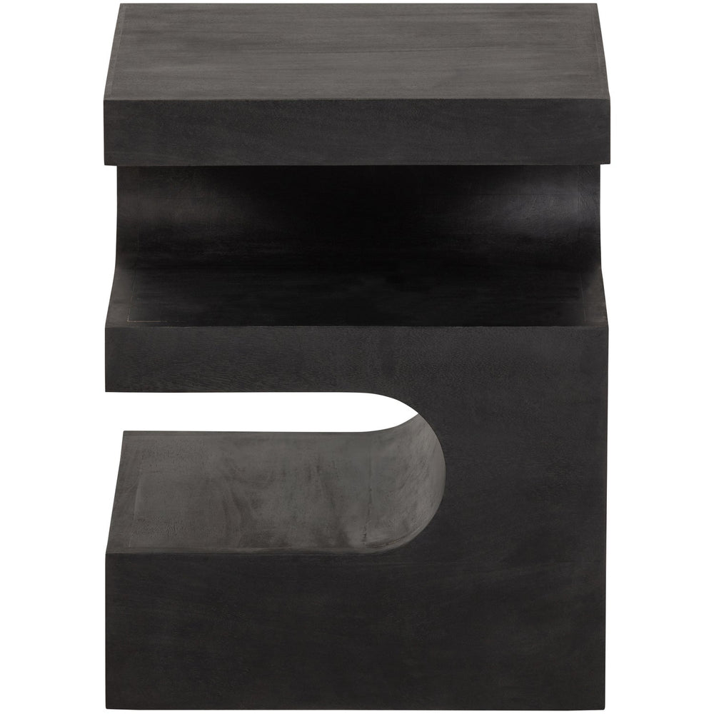 TOMA BIJZETTAFEL MANGOHOUT ZWART