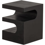 TOMA BIJZETTAFEL MANGOHOUT ZWART