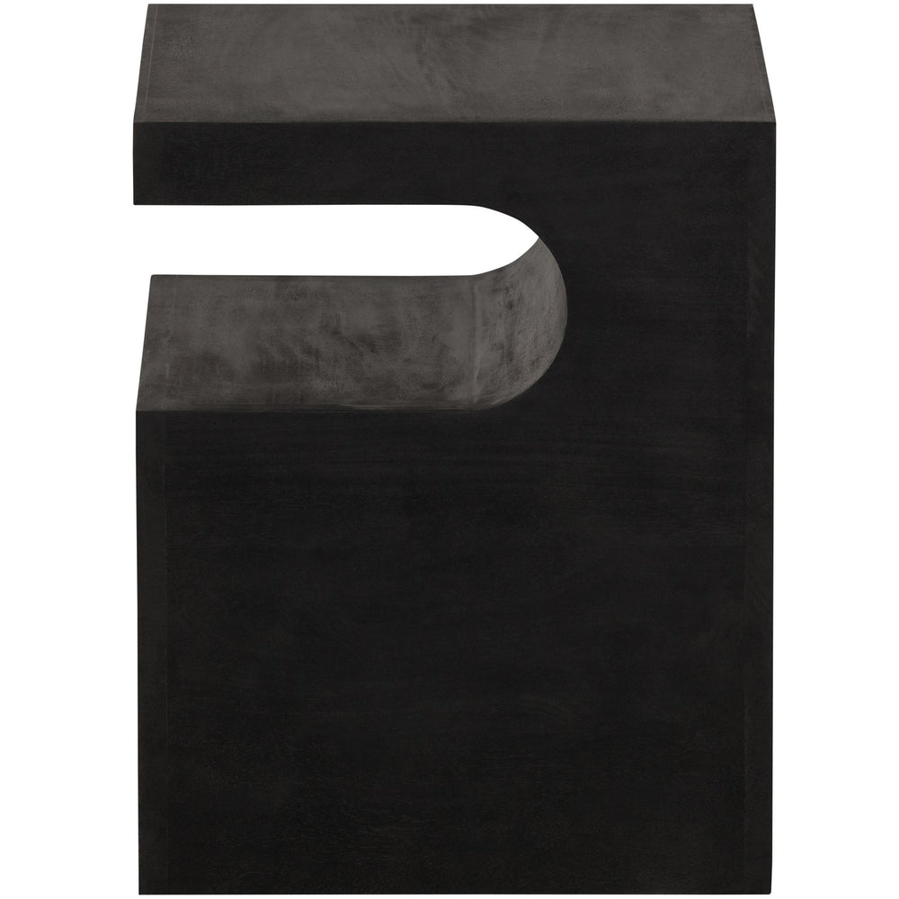 TOMA BIJZETTAFEL MANGOHOUT ZWART