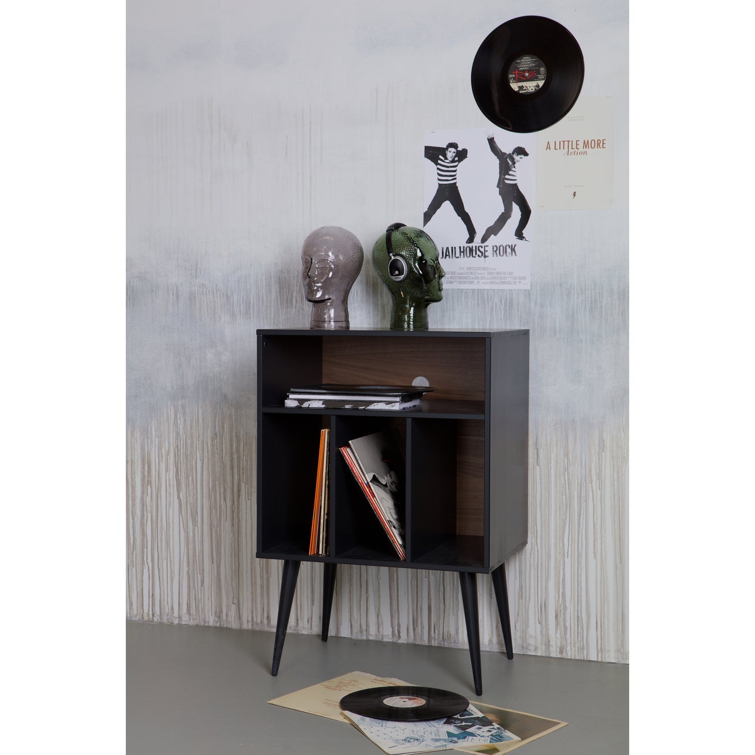 JAMES KASTJE ZWART/WALNOOT [fsc]