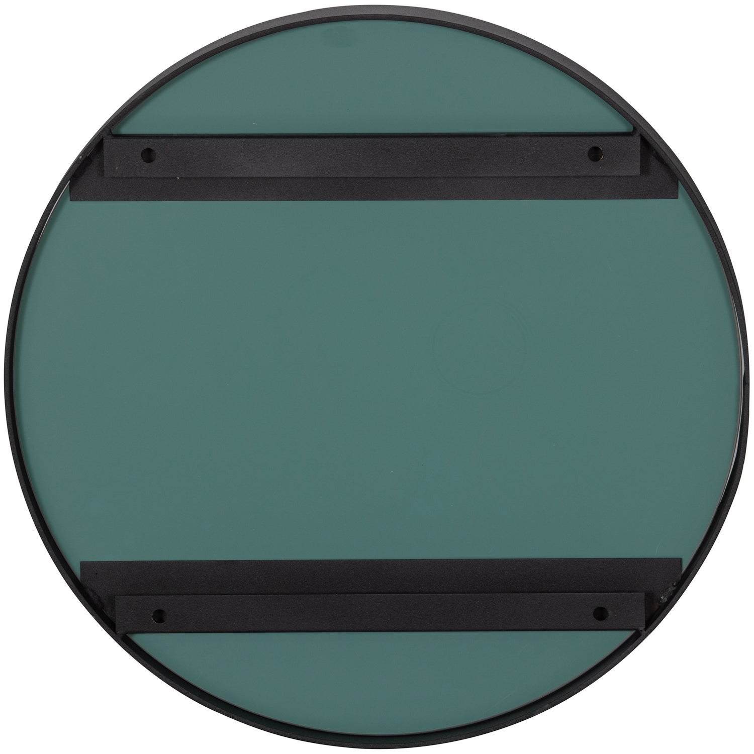 DOUTZEN SPIEGEL METAAL ZWART O50 CM