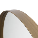 DOUTZEN SPIEGEL METAAL GOUD O115 CM