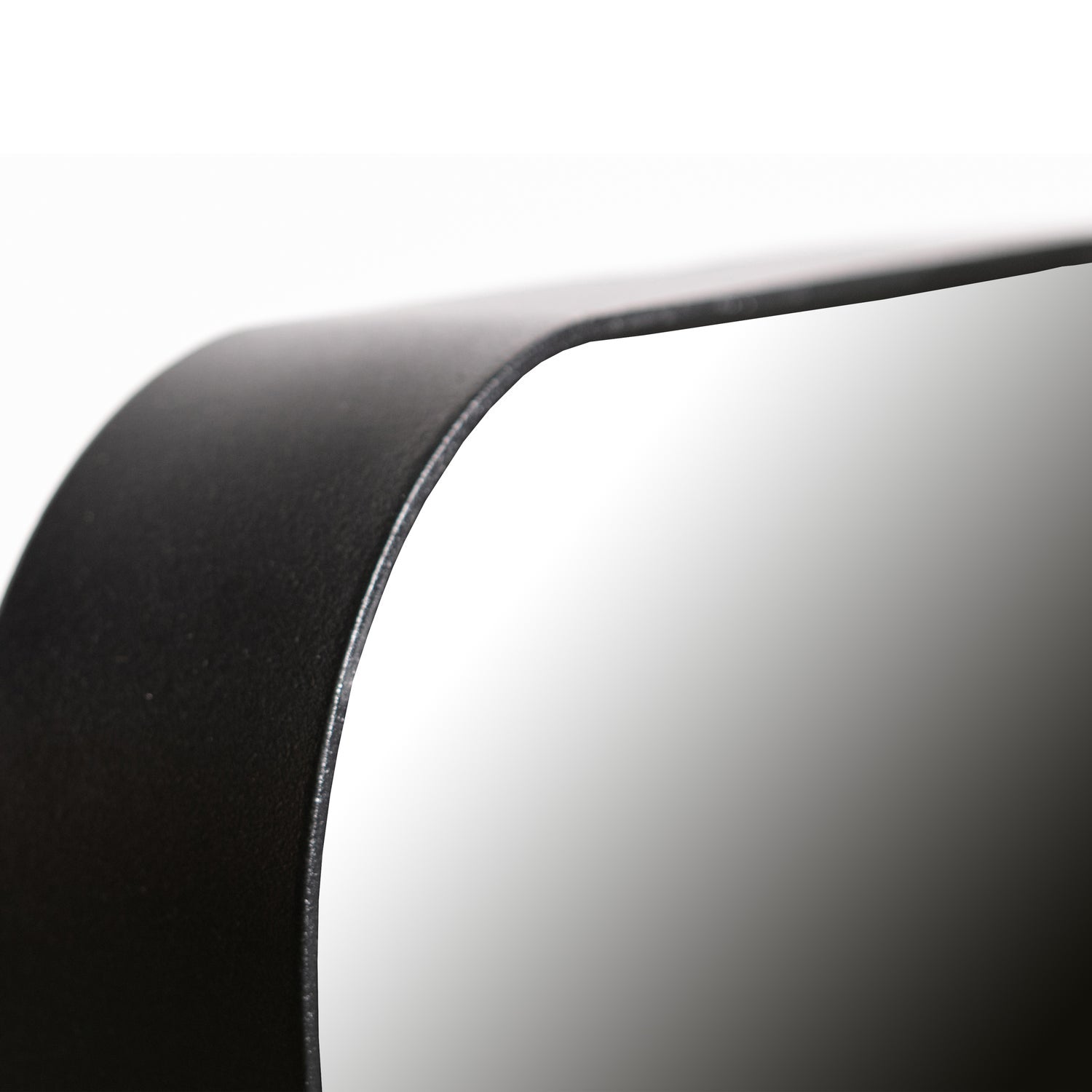 DOUTZEN SPIEGEL METAAL ZWART 170X40 CM