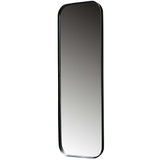 DOUTZEN SPIEGEL METAAL ZWART 170X40 CM