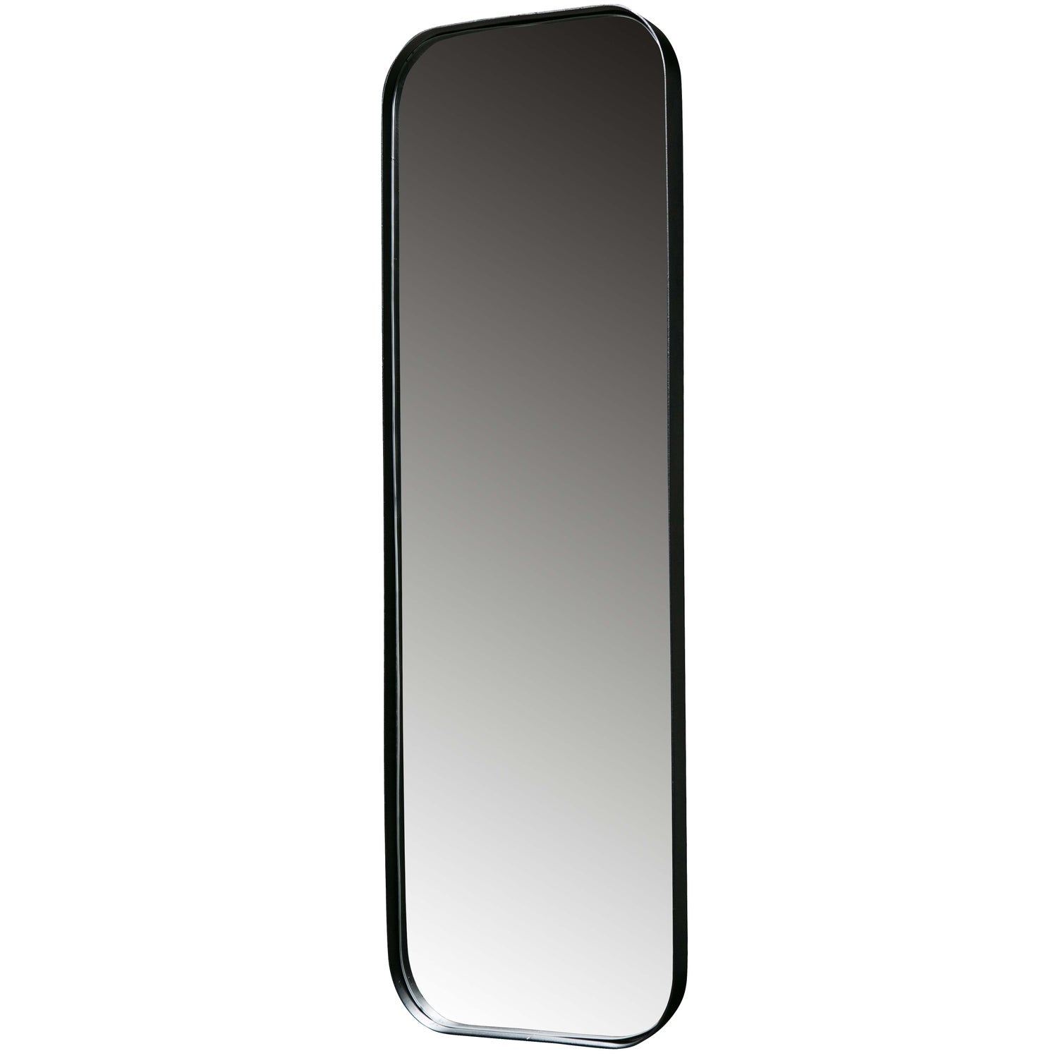 DOUTZEN SPIEGEL METAAL ZWART 170X40 CM