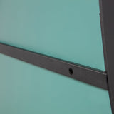 ROMEE ORGANISCHE SPIEGEL METAAL ZWART 100X70 CM