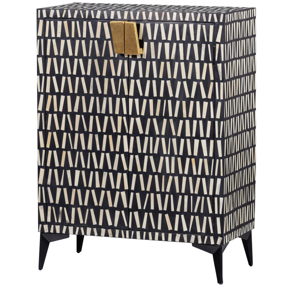 MENNE OPBERGKAST ZWART/WIT