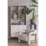WOOOD - Lenny fauteuil in grove textuur zand