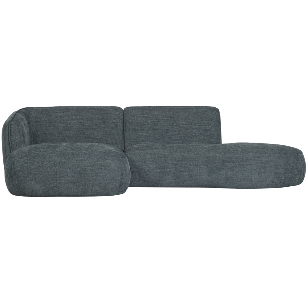POLLY CHAISE LONGUE LINKS BLAUW/GROEN