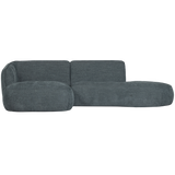 POLLY CHAISE LONGUE LINKS BLAUW/GROEN