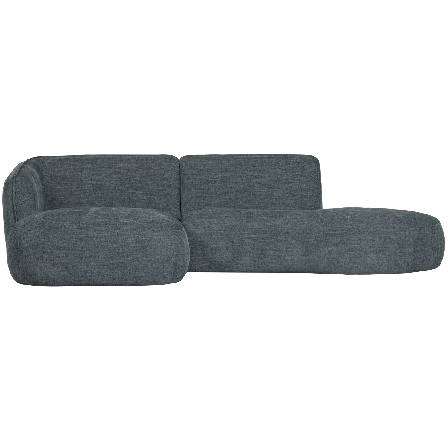 POLLY CHAISE LONGUE LINKS BLAUW/GROEN