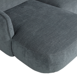 POLLY CHAISE LONGUE LINKS BLAUW/GROEN