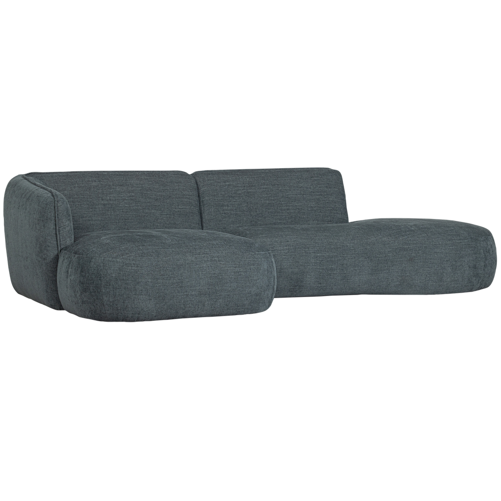 POLLY CHAISE LONGUE LINKS BLAUW/GROEN