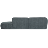 POLLY CHAISE LONGUE LINKS BLAUW/GROEN