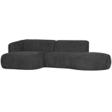 POLLY CHAISE LONGUE LINKS GRIJS