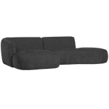 POLLY CHAISE LONGUE LINKS GRIJS