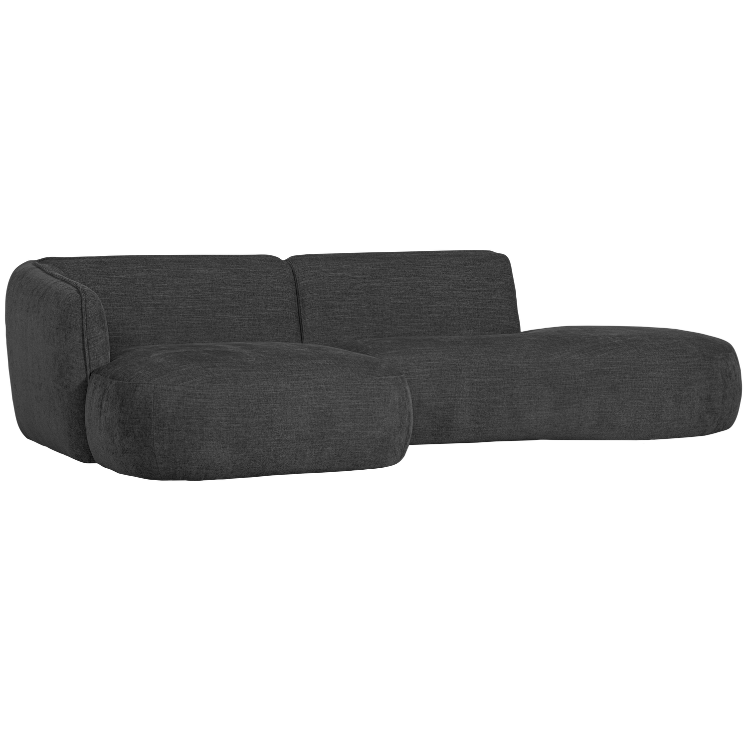 POLLY CHAISE LONGUE LINKS GRIJS