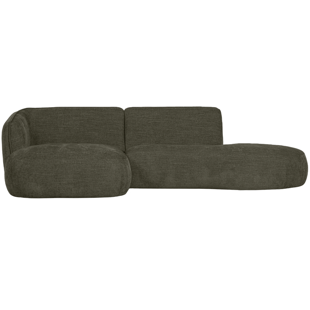 POLLY CHAISE LONGUE LINKS WARM GROEN