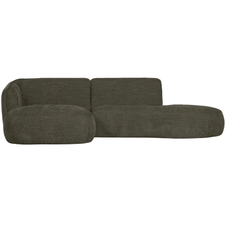 POLLY CHAISE LONGUE LINKS WARM GROEN