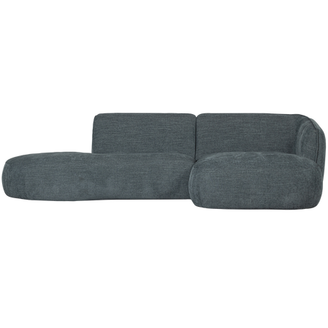POLLY CHAISE LONGUE RECHTS BLAUW/GROEN