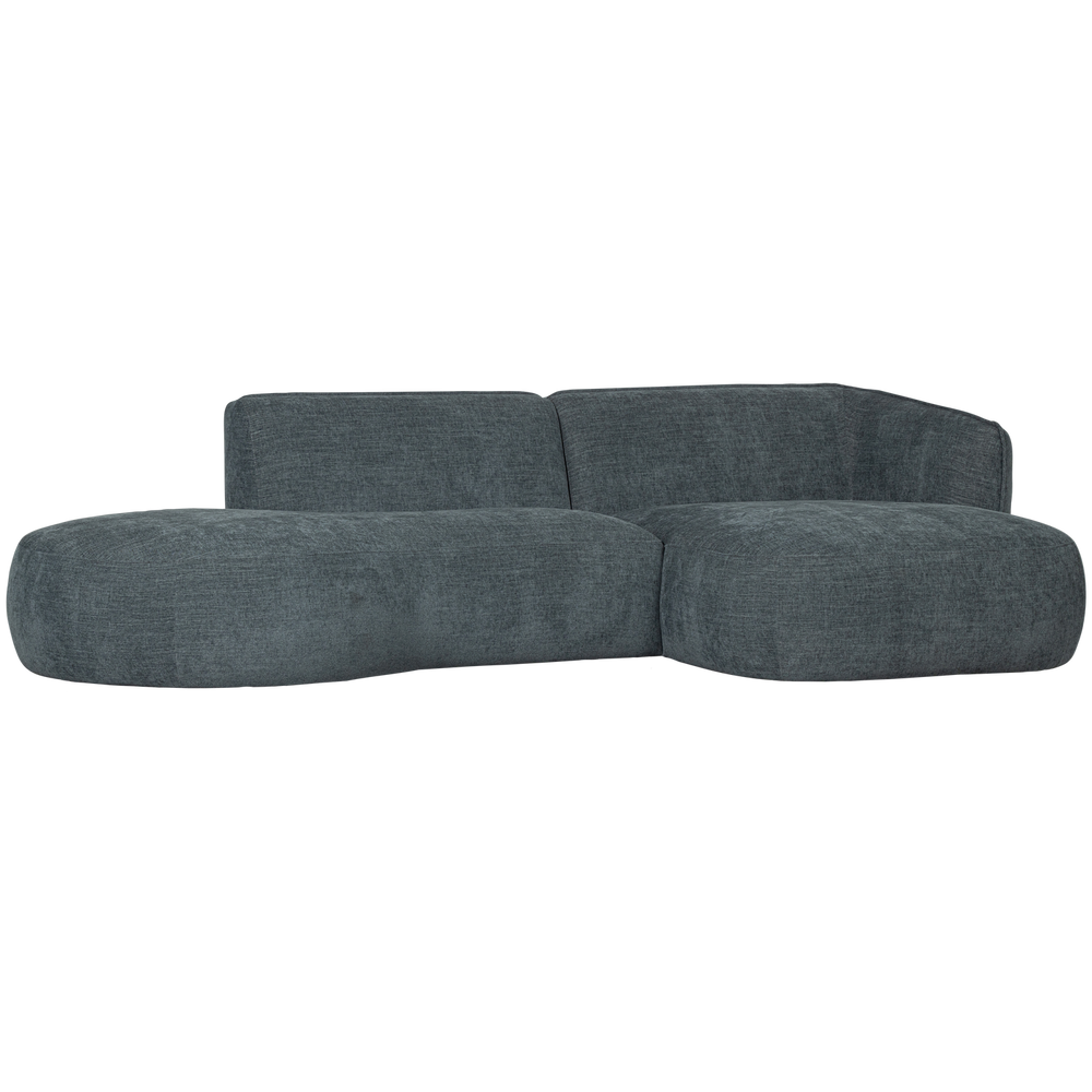 POLLY CHAISE LONGUE RECHTS BLAUW/GROEN