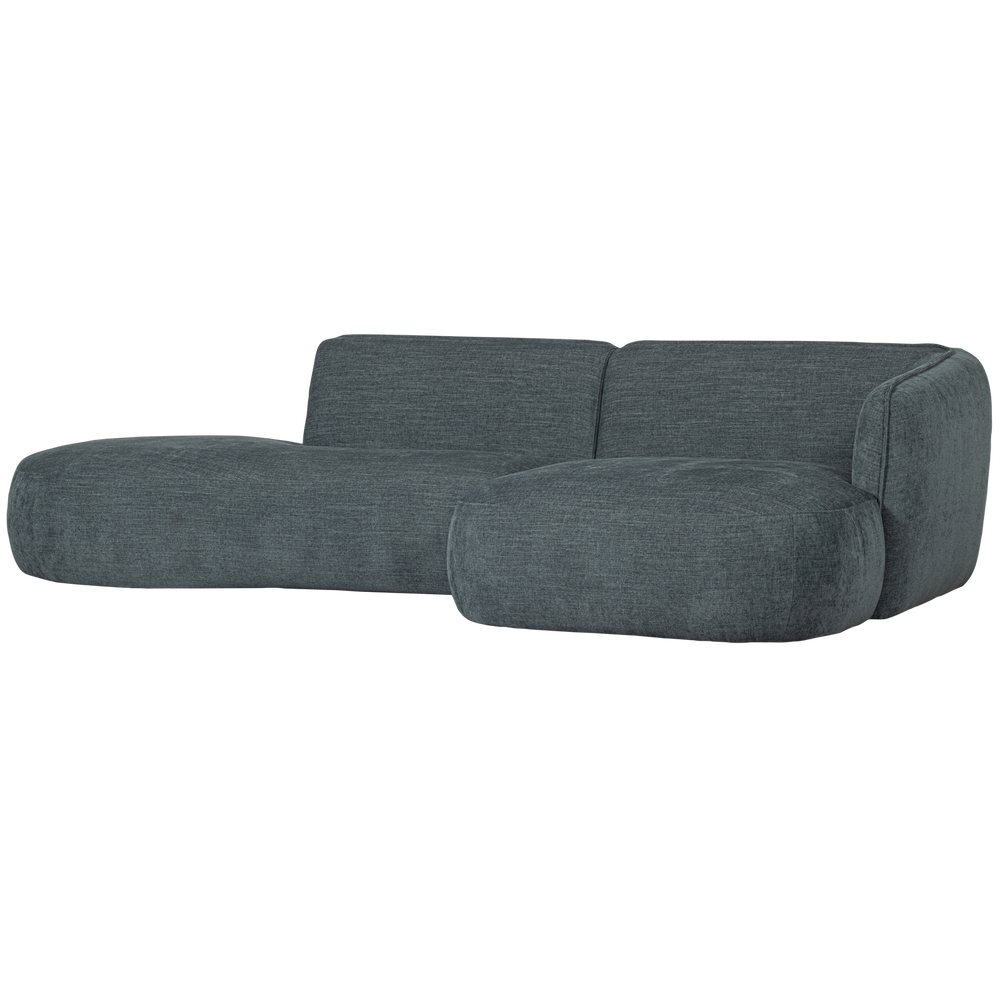 POLLY CHAISE LONGUE RECHTS BLAUW/GROEN