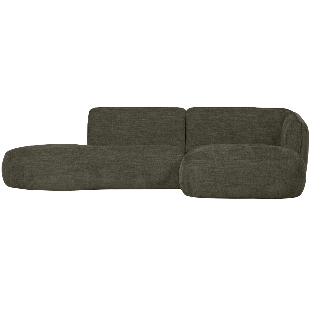 POLLY CHAISE LONGUE RECHTS WARM GROEN