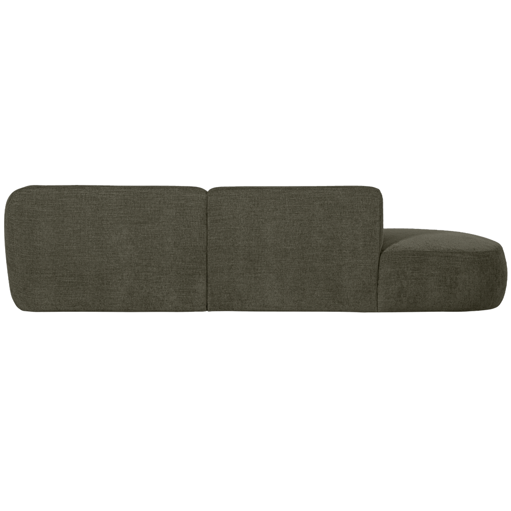 POLLY CHAISE LONGUE RECHTS WARM GROEN