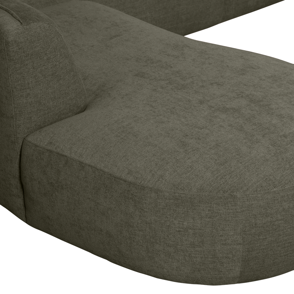 POLLY BANK U-VORM LINKS WARM GROEN