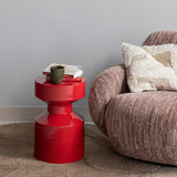 FERRY BIJZETTAFEL METAAL ROOD