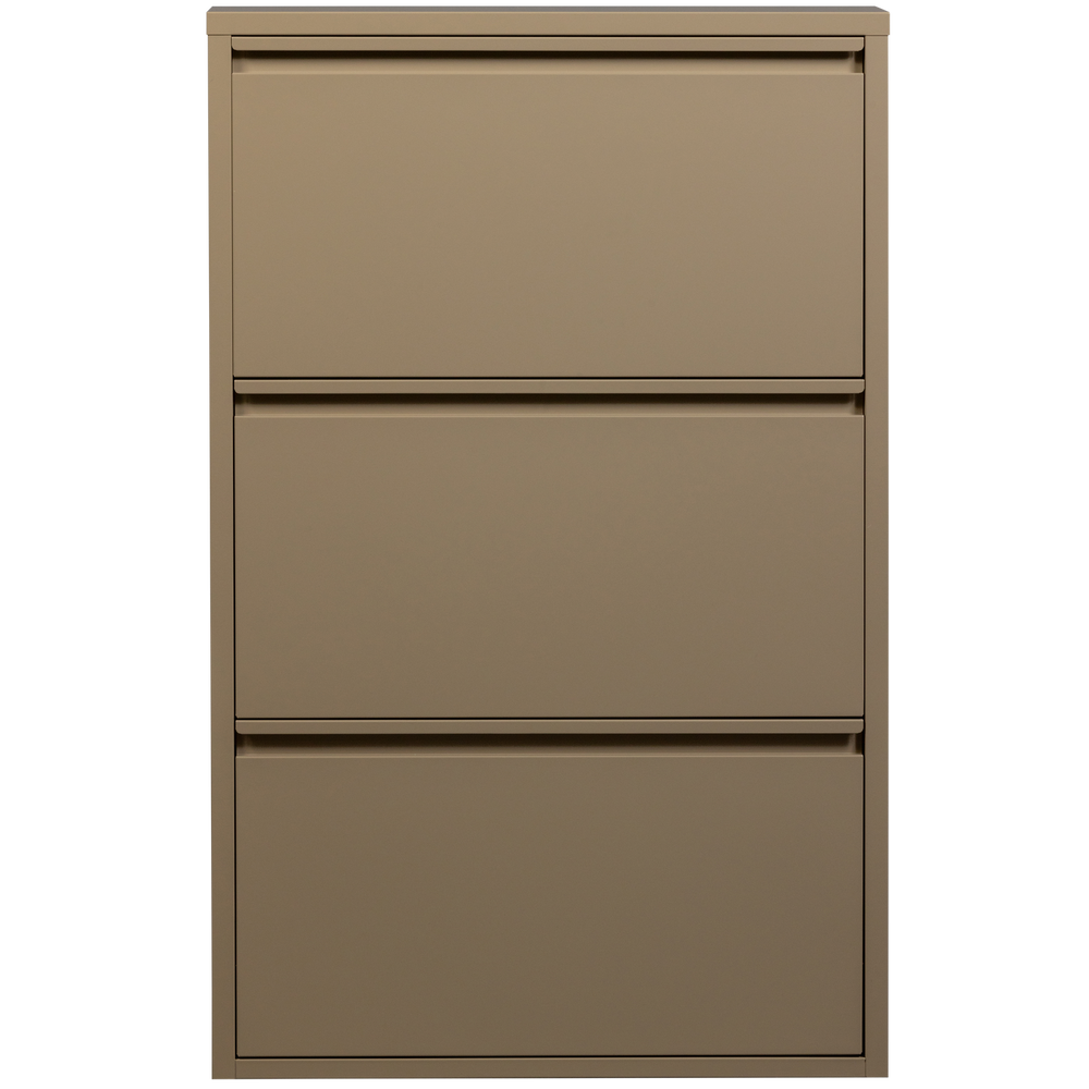 SABINE 3-VAKS SCHOENENKAST METAAL ZAND