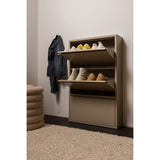 SABINE 3-VAKS SCHOENENKAST METAAL ZAND