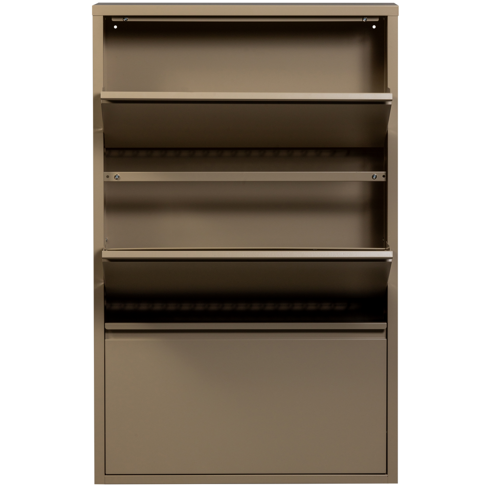 SABINE 3-VAKS SCHOENENKAST METAAL ZAND