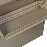 SABINE 3-VAKS SCHOENENKAST METAAL ZAND